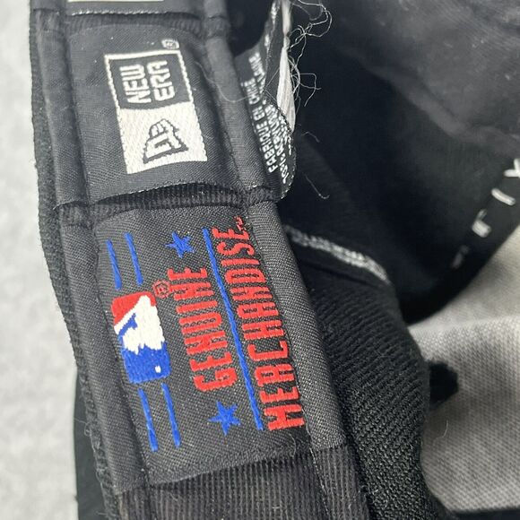 Arizona‎ Diamondbacks Hat New Era 59 Fifty Fitted 7 3/8 Black Wool Blend READ - Picture 12 of 14